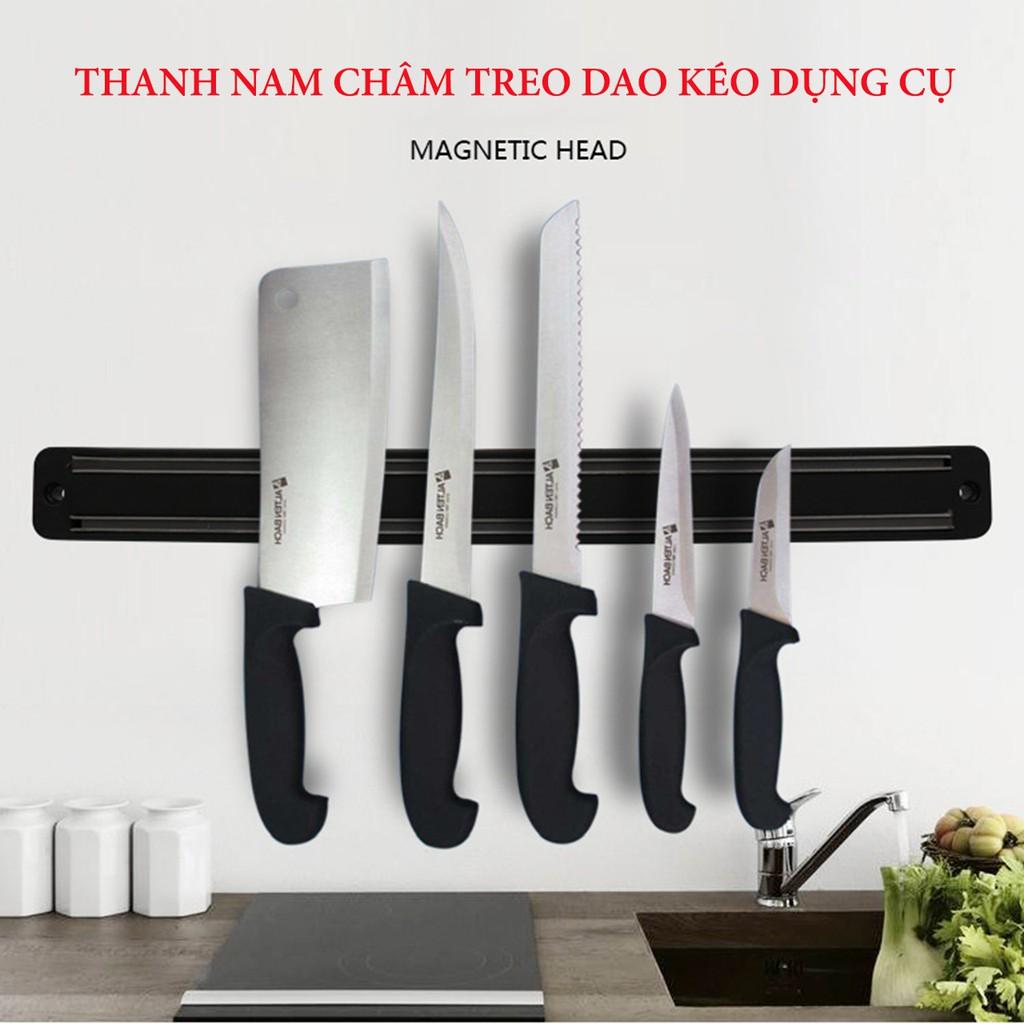 Thanh nam châm treo dao kéo dụng cụ - giá treo đồ dùng nam châm vĩnh cửu - hút dính siêu chắc chắn - nhà cửa gọn gàng