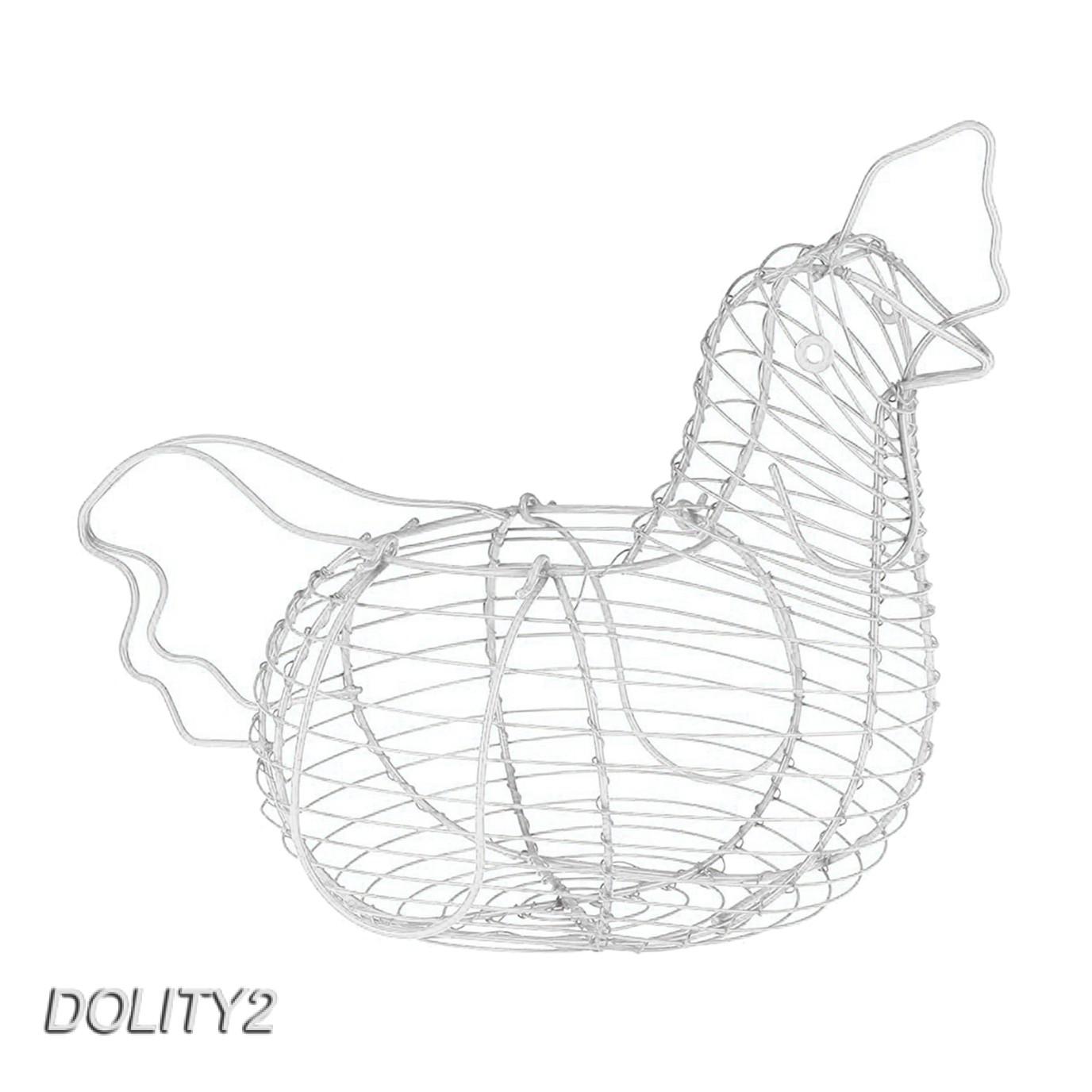 Hộp đựng trứng hình gà bằng dây sắt tiện dụng