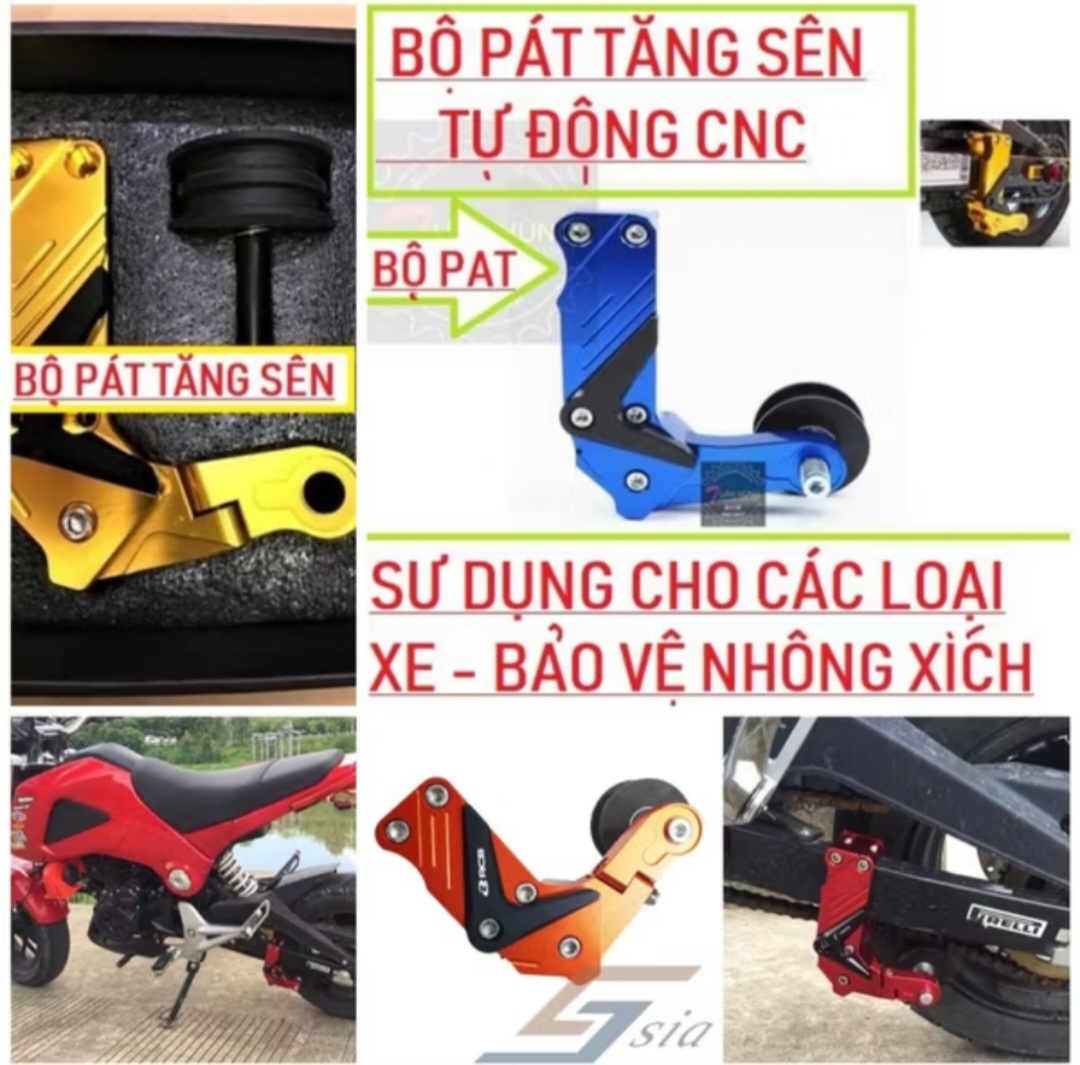 PAT TỰ ĐỘNG TĂNG SÊN XÍCH XE MÁY THUẬN TIỆN