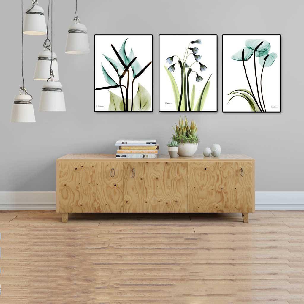 Bộ 3 tranh canvas treo tường trang trí phòng khách,phòng ăn, phòng ngủ TT-384