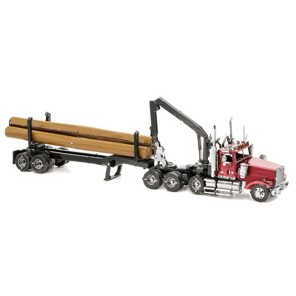 Mô Hình Lắp Ráp 3d Xe đầu kéo Western Star 4900 với rơ móc