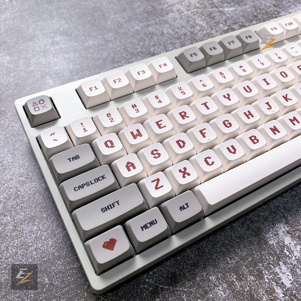 Keycap RETRO GAMEBOY Cho Bàn Phím Cơ XDA Profile Chất Liệu Thick PBT In Dyesub 146 Phím | Gearbros