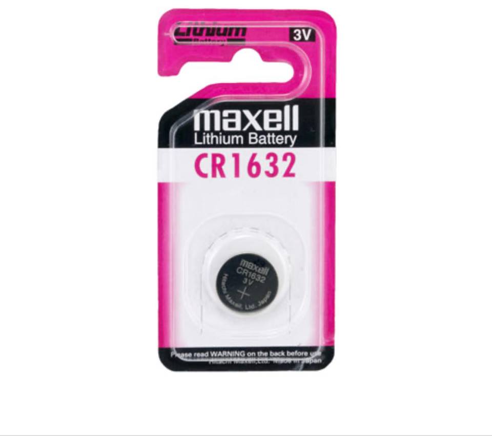 Vỉ 1 viên pin chính hãng Maxell CR1632 Nhật Bản