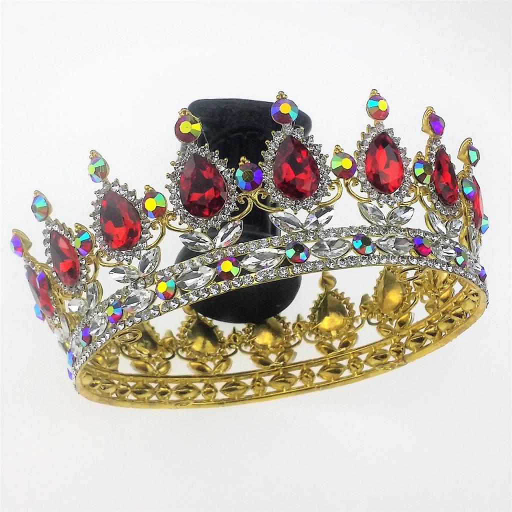 Wedding Bride Tiara Crystal Headband Royal Princess Crown Hair Accessory