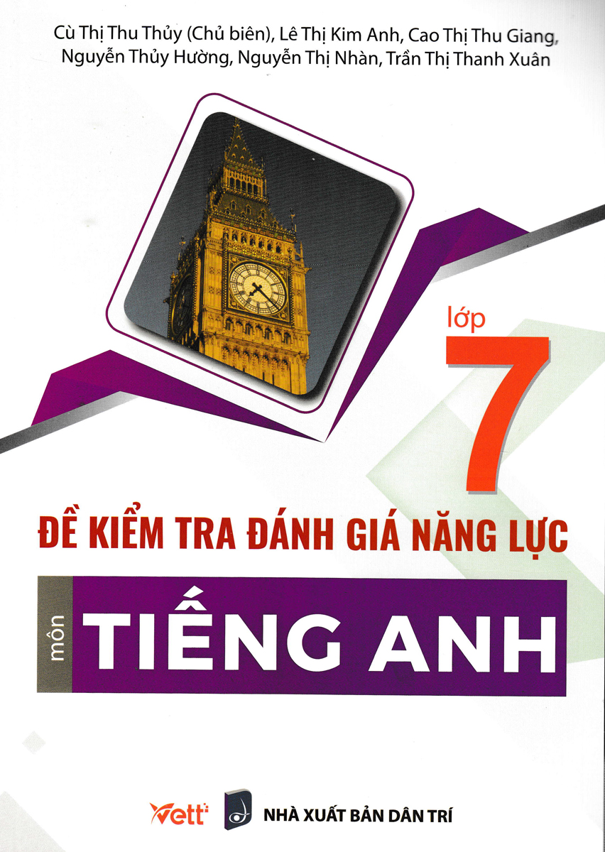 Đề Kiểm Tra Đánh Giá Năng Lực Môn Tiếng Anh Lớp 7 _EDU