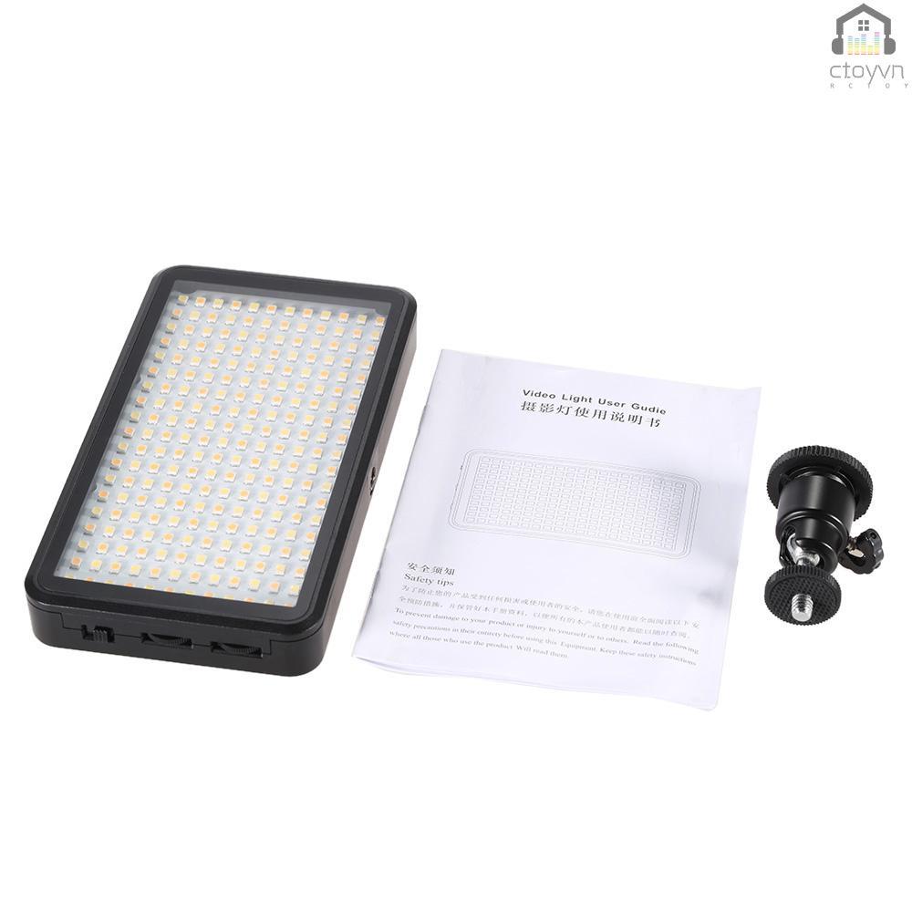 Set 228 đèn LED siêu mỏng 3200K-6000K chuyên dụng cho máy ảnh DSLR