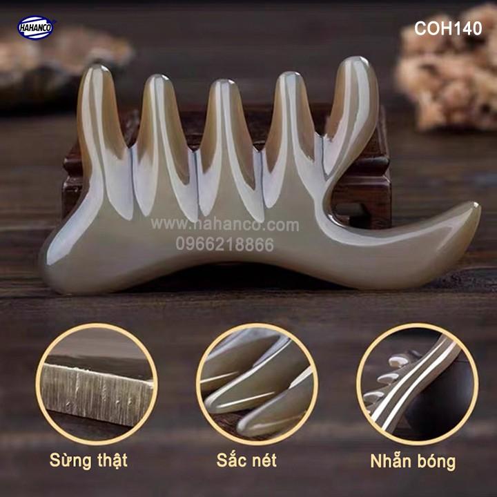 Lược sừng đa năng thần thánh (Size: M - 11cm) Mát xa làm đẹp