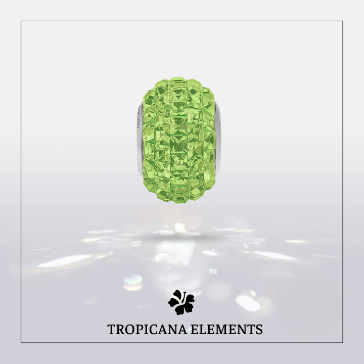 Lắc Tay Tropicana Phối Charm Swarovski Ngôi Sao Ngọc Thạch