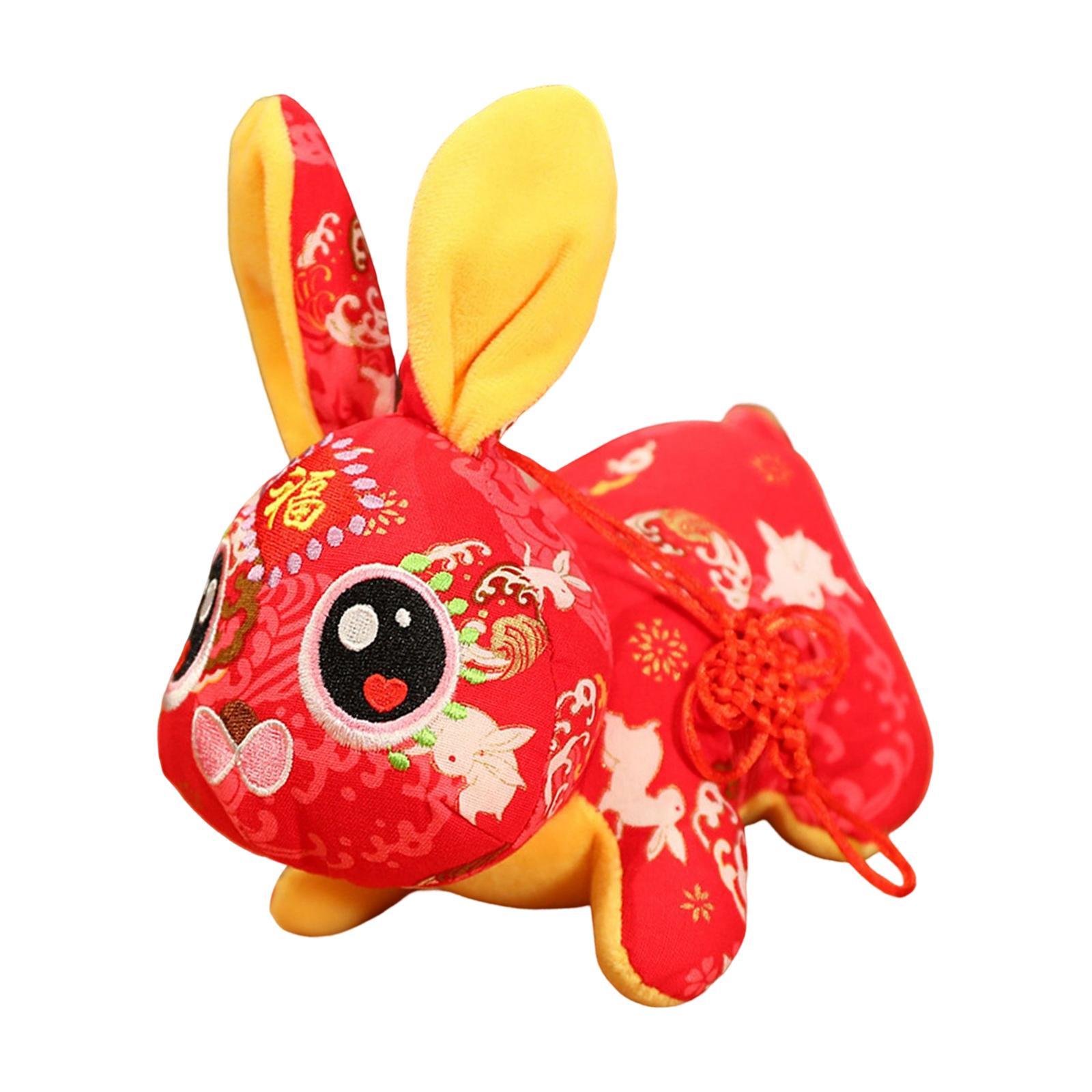New Year Rabbit Plush Toy Stuffed Animals