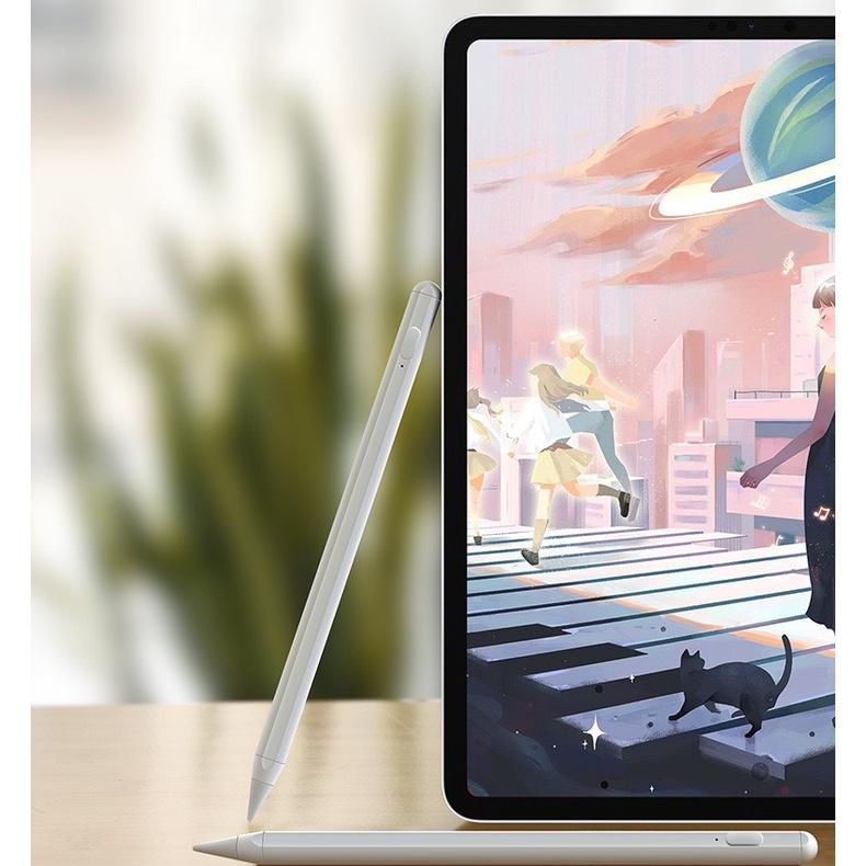 Bút Cảm Ứng Wiwu Pencil Pro Max Chống Tì Tay Và Hít Nam Châm Dành Cho iPad - Hàng Chính Hãng