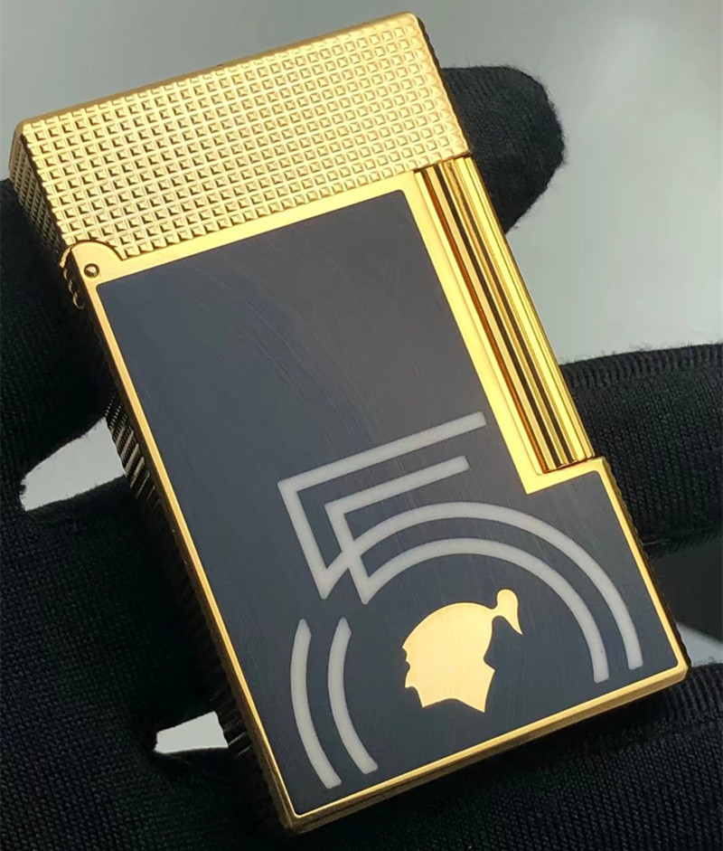 Vỏ Hột Quẹt Bật Lửa Gas Đá DP089 Phiên Bản Kỷ Niệm 55 Năm Sơn Mài Màu Đen