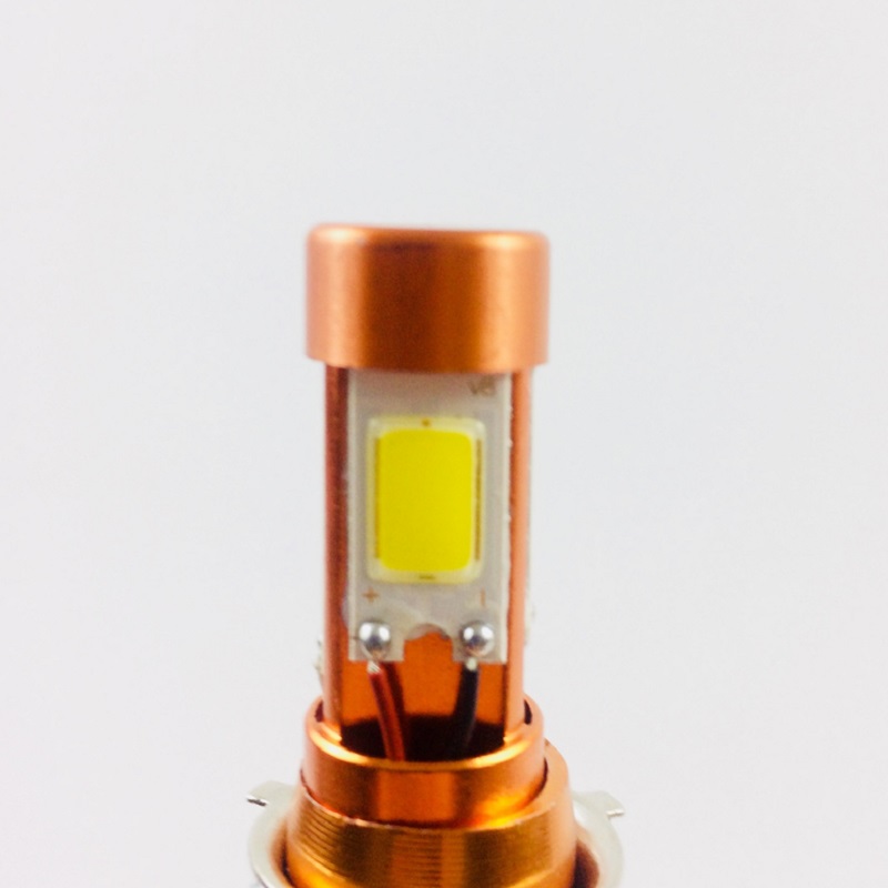Đèn T19 - 3 LED chân H4 có râu tản nhiệt