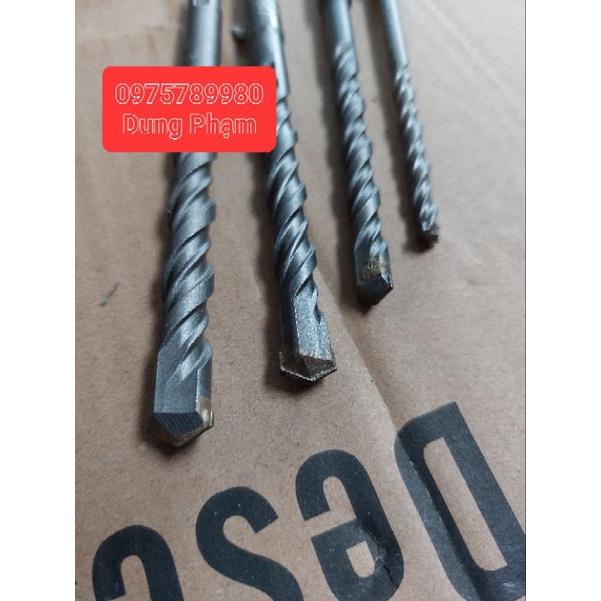 Mũi khoan bê tông chuôi gài đủ size 6,8,10,12li dài 160mm