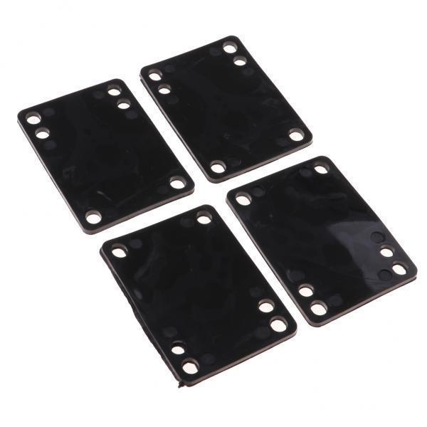 2x 4PCS/Set Skateboard Riser Pads, Good Replacement for Longboard Skateboarding