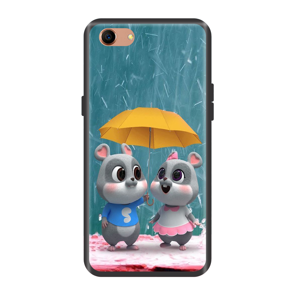 Ốp lưng TPU viền dẻo cho điện thoại OPPO A83 Hình Chuột Tết 2020 Mẫu 14