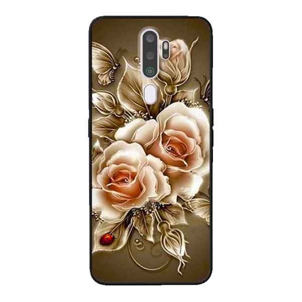 Ốp Lưng in cho Oppo A9 2020 Mẫu Hoa Hồng 3 - Hàng Chính Hãng
