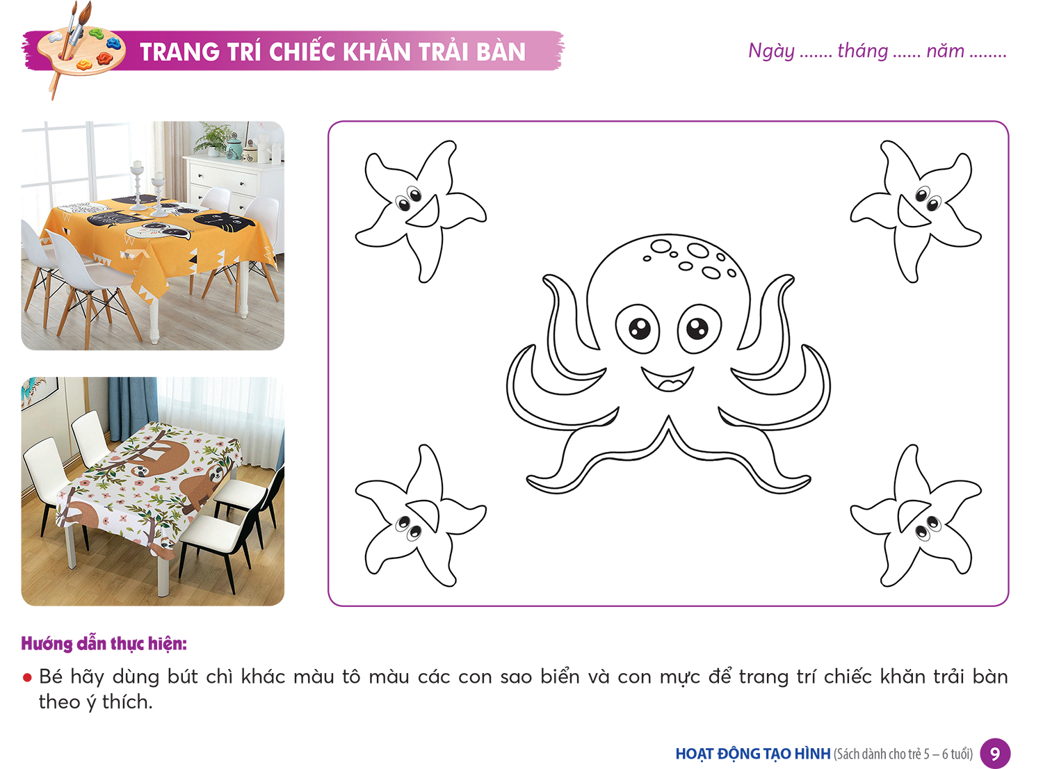 HOẠT ĐỘNG TẠO HÌNH (Sách dành cho trẻ 5-6 tuổi)