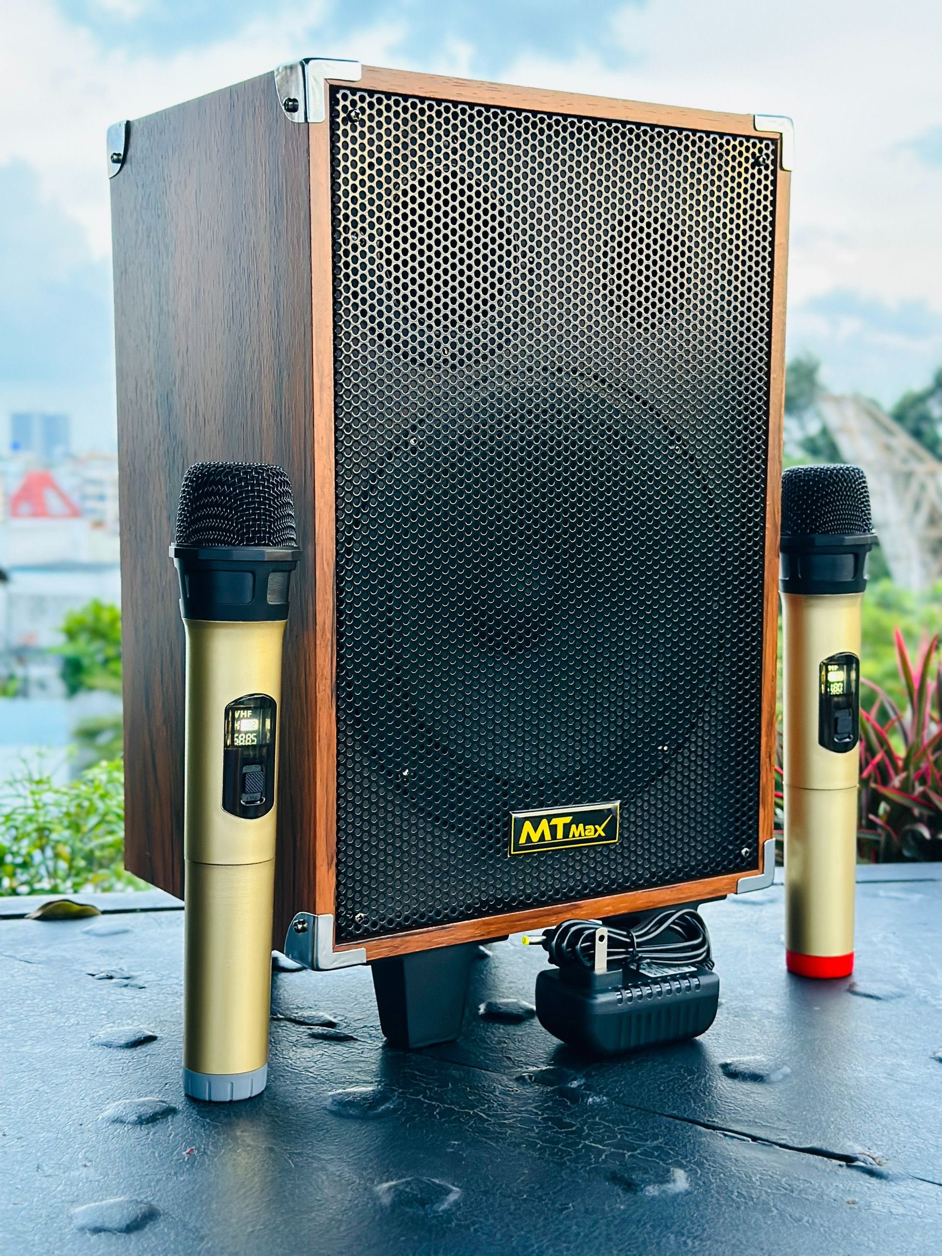 Loa xách tay di động BK51 - Loa Karaoke Chính Hãng Giá Rẻ Công Suất Lớn 100W Bass 20cm Âm Thanh Mạnh Mẽ Tặng Kèm 2 Micro Không Dây Cao Cấp Hàng Chính Hãng