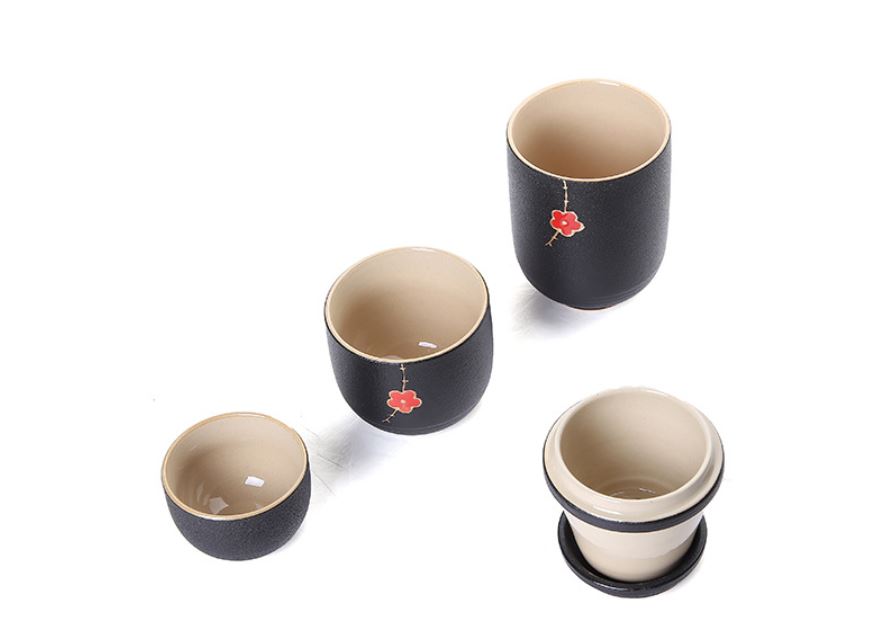 Set cốc trà hoa đào Nhật - GFS02