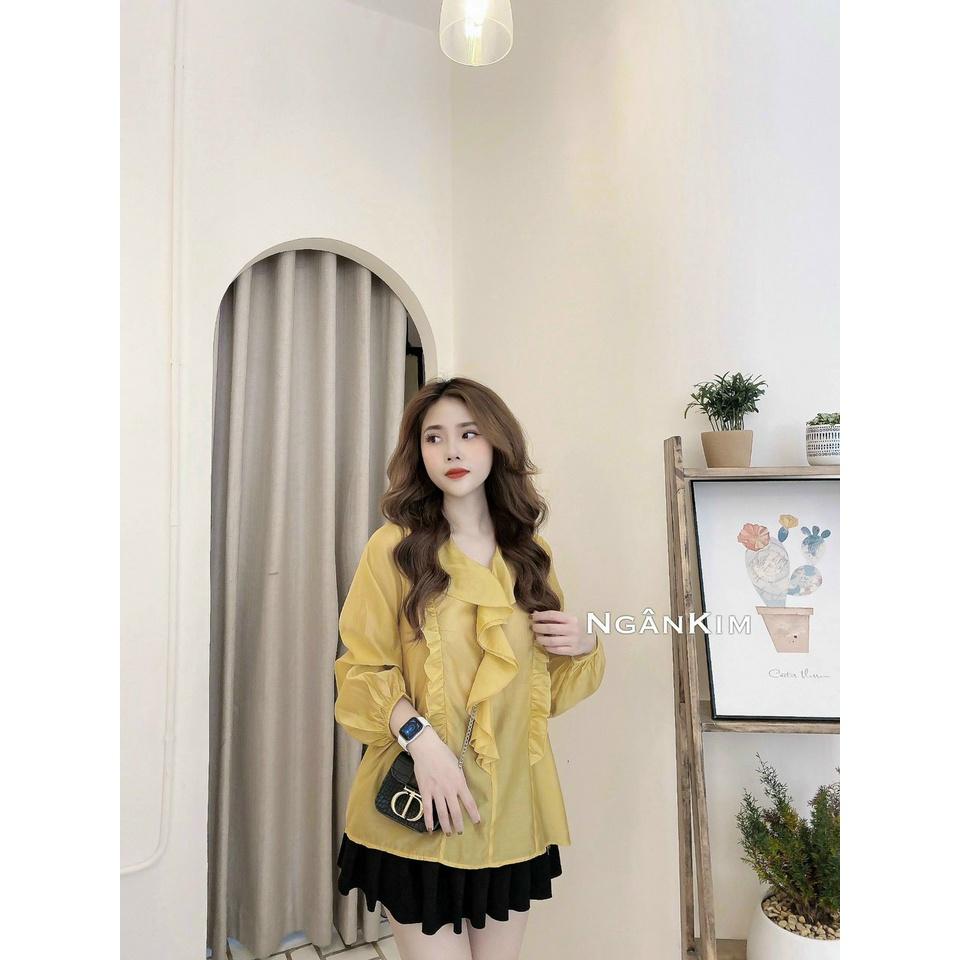 Áo bầu thời trang thiết kế dài tay cao cấp freesize từ 45 đến 70kg