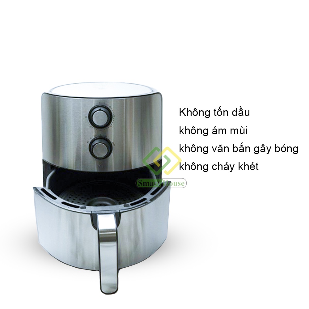 Nồi Chiên Không Dầu Perfekt PE0224 5L, Công Nghệ Rapid Air, Nồi Chống Dính Cao Cấp