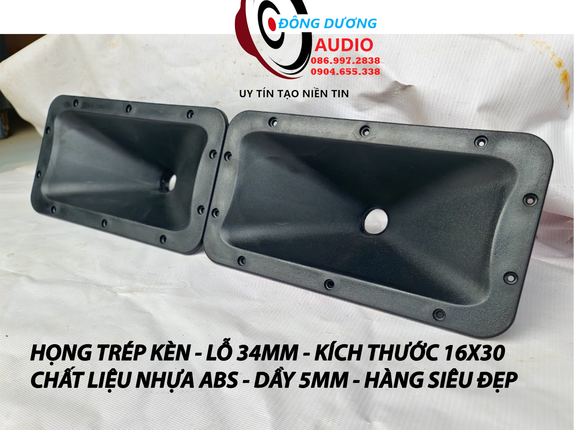 HỌNG PHỄU REN XOÁY CHO LOA TRÉP KÈN KÍCH THƯỚC 16X30CM - HÀNG ĐẸP