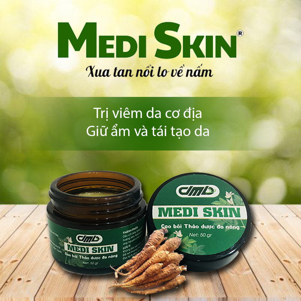 Cao bôi thảo dược Medi Skin Cao Bôi Đa Năng Ngăn Ngừa Nấm Da Hộp 50gram
