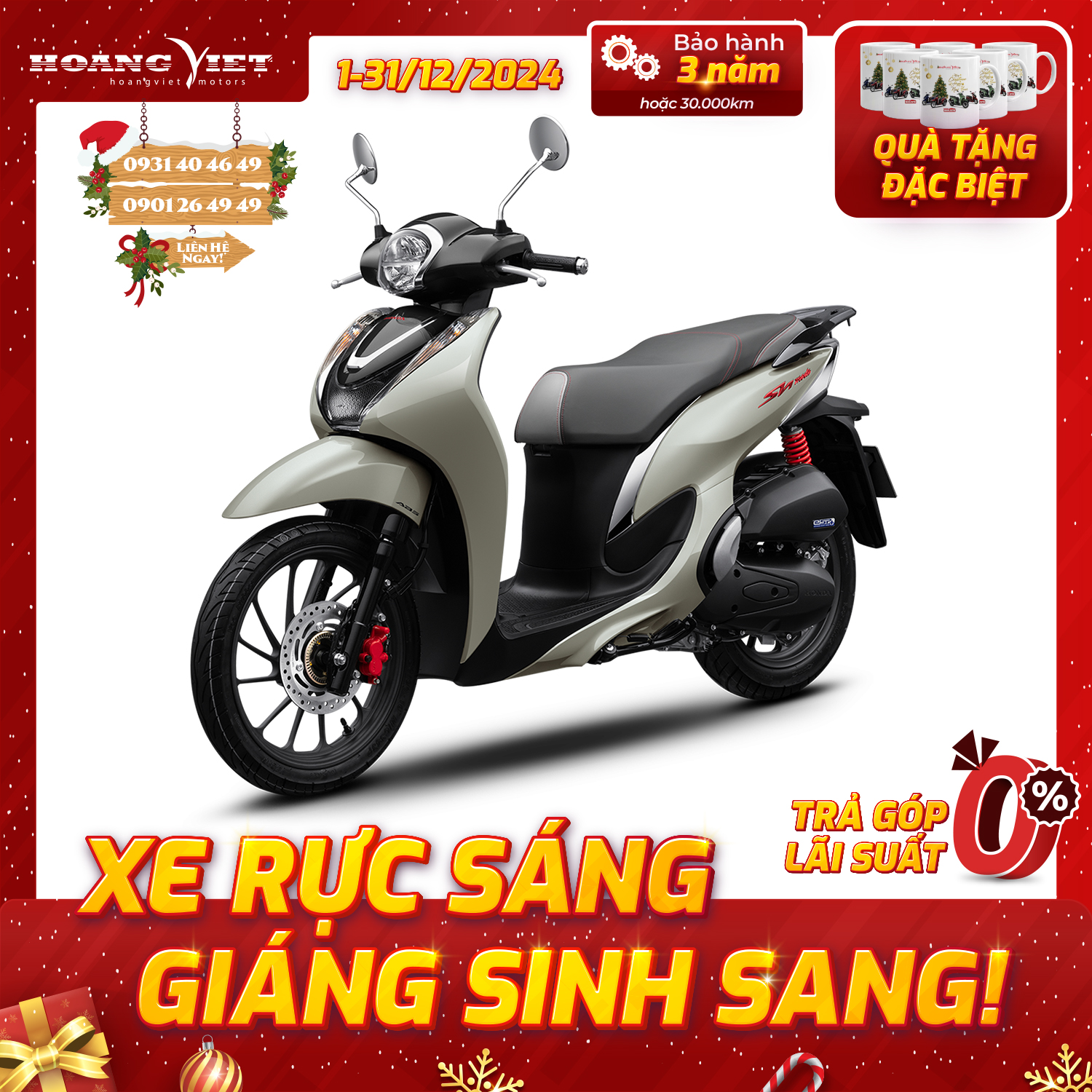 Xe Máy Honda SH Mode 2024 - Phiên Bản Thể Thao