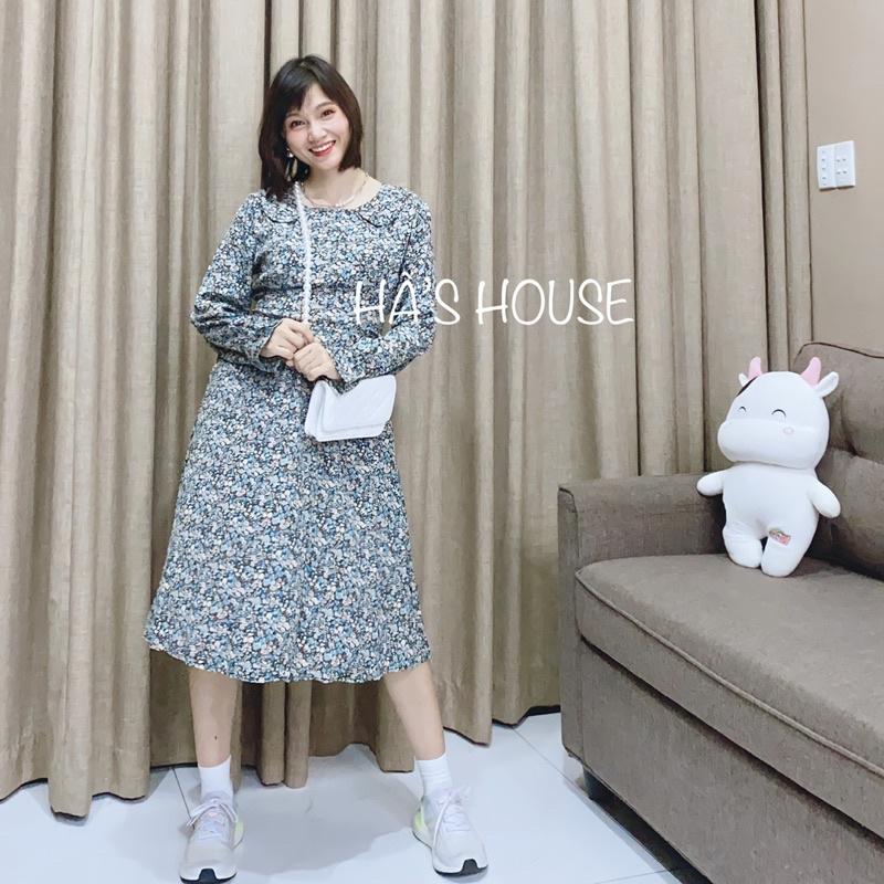 Đầm hoa vintage nhẹ nhàng dễ thương