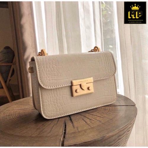 Túi Đeo Chéo Size 18cm Bản Đẹp Chất Da PU Xuất Xịn