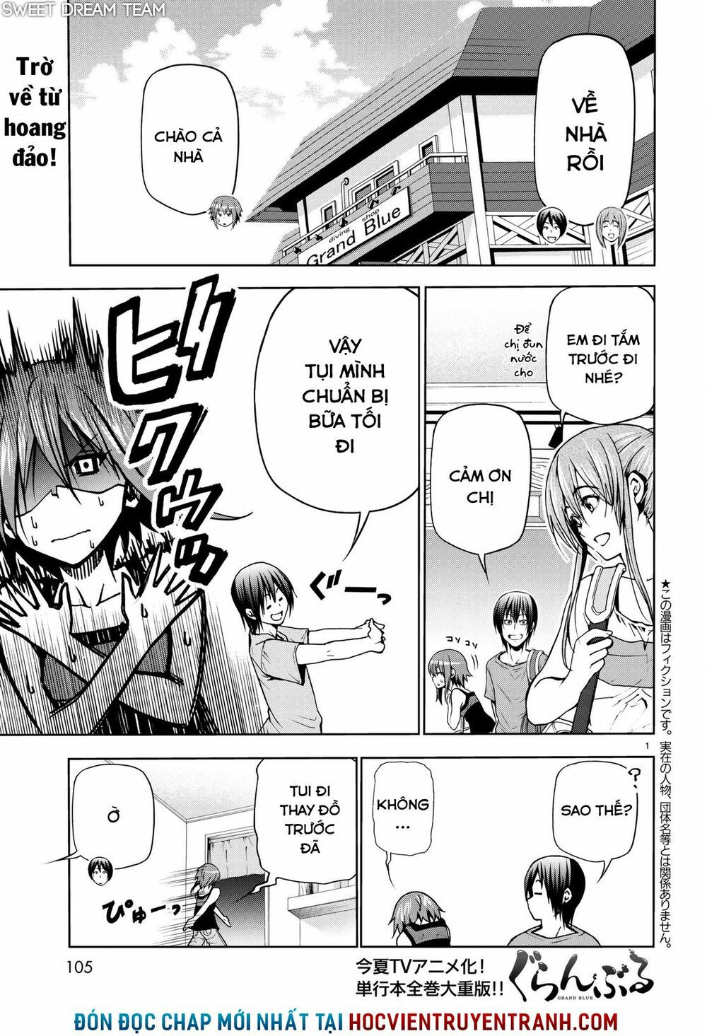 cô gái thích lặn - grand blue chapter 44 1