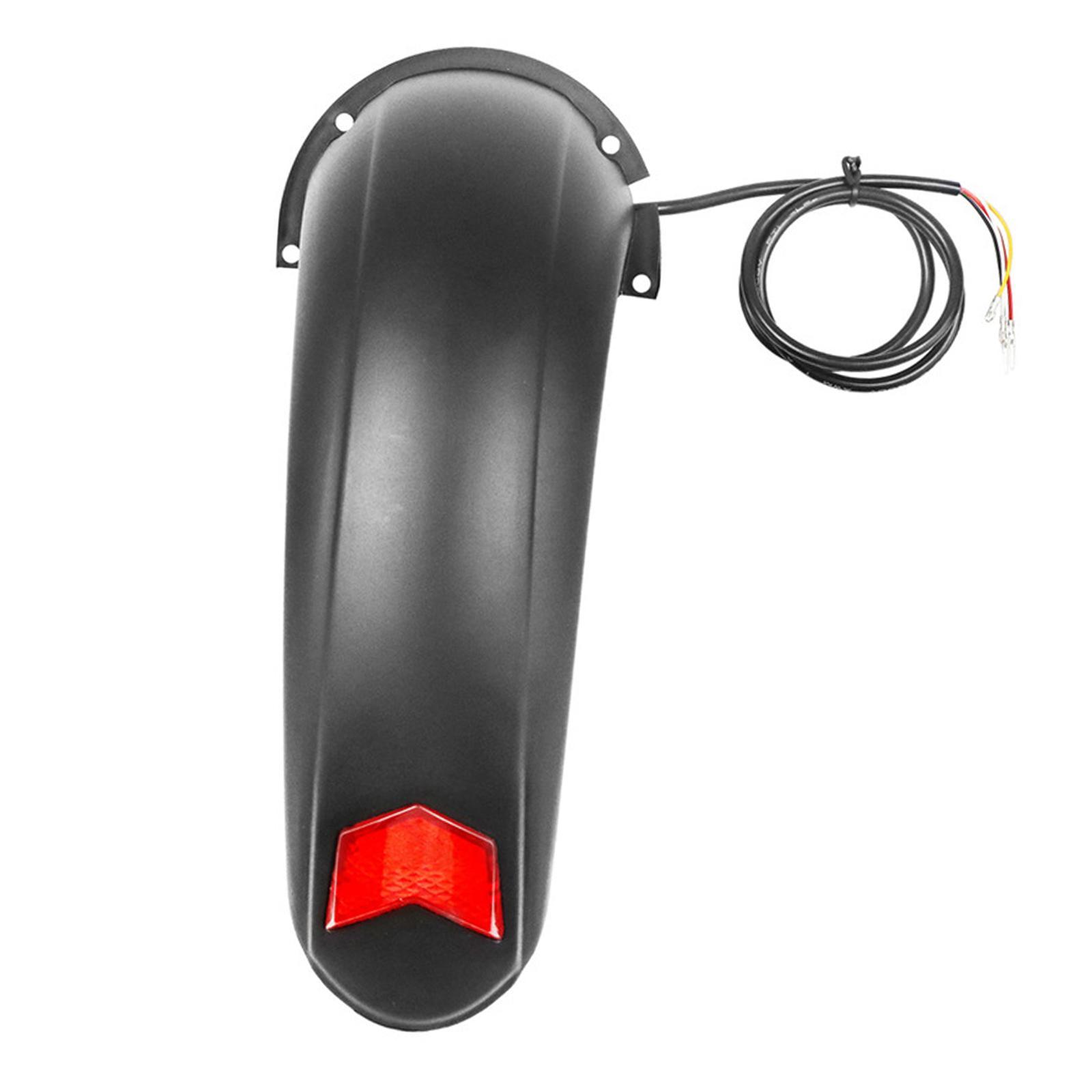 Tire Mudguard with Taillights Equipment Supplies Guard Mudflap Electric Bike Rear for Night Riding Outdoor Cycling