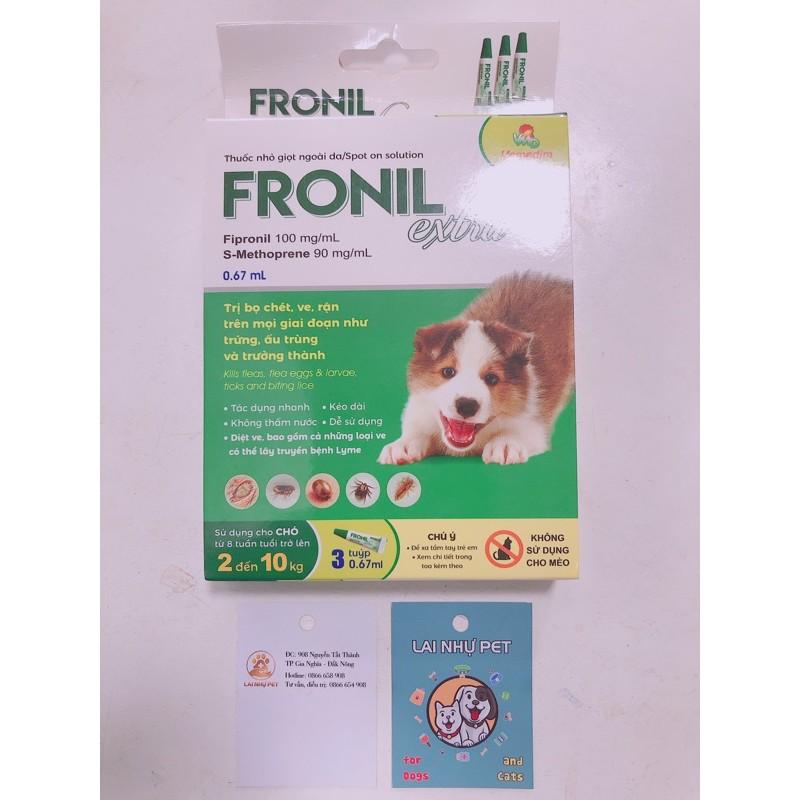 Fronil extra nhỏ ve ,rận