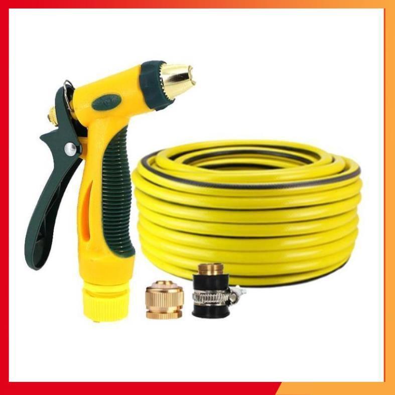 Bộ dây vòi xịt nước rửa xe, tưới cây tăng áp 3 lần,loại 20M 206317