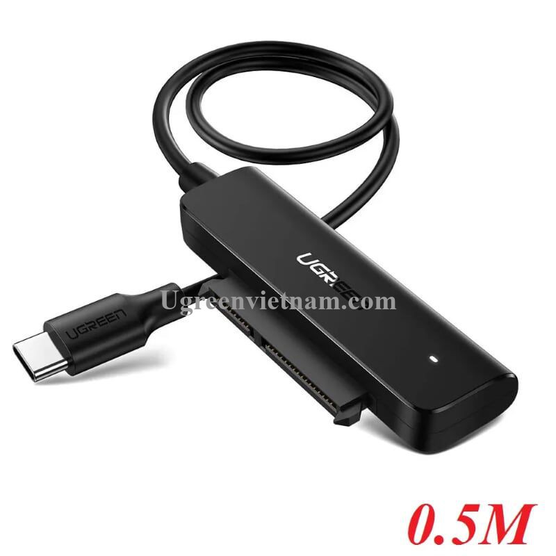 Cáp Chuyển USB Type C to SATA Cho Ổ Cứng 2.5 inch Ugreen 70610 - Hàng Chính Hãng