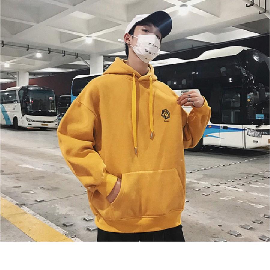 Áo Khoác Hoodie Nỉ Bông Lục Lăng Unisex Nam Nữ Form Rộng Ulzzang KUN