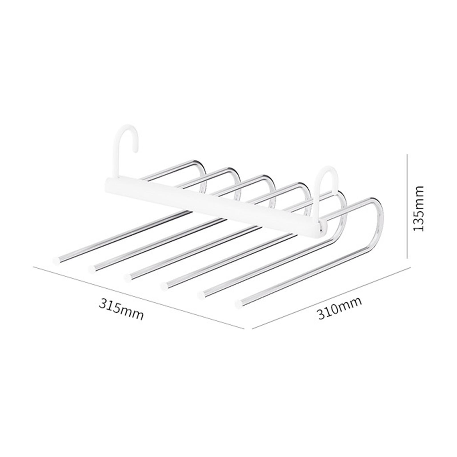 Multipurpose Folding Pants Hanger Clothes Hanger for Wardrobe Laundry Room