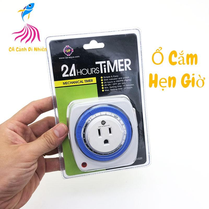 Ổ cắm hẹn giờ TIMER Cơ UP AQUA D-202 cho hồ cá