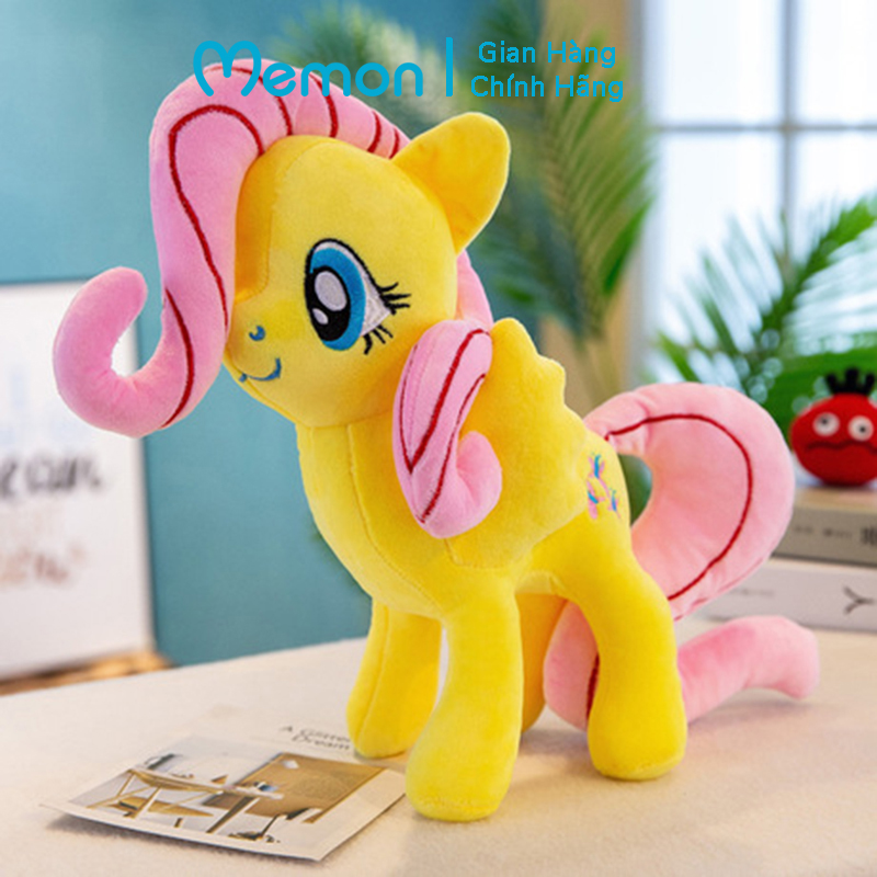 Gấu bông Ngựa Pony cao cấp - Hàng chính hãng Memon - Đồ chơi thú nhồi bông Ngựa Pony