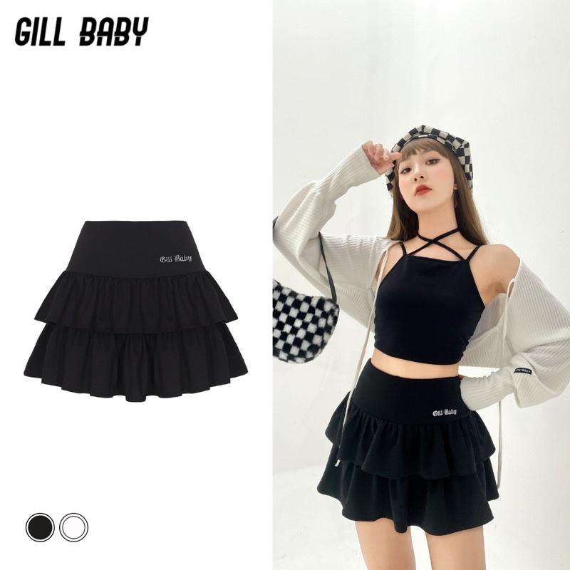 Chân váy tầng xoè xếp ly 2 tầng có quần bảo hộ (HIGHTEEN SKIRT