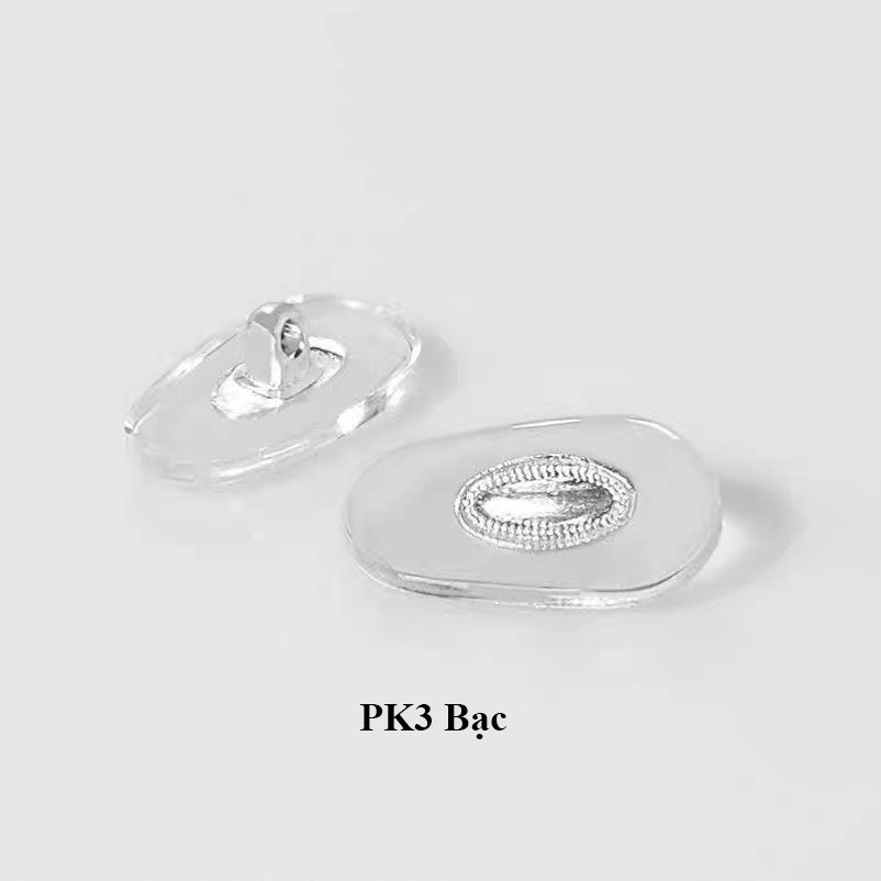 Set 3 bộ cặp đệm mắt kính, ve đệm mũi kính chống trơn cho mọi loại kính PK3