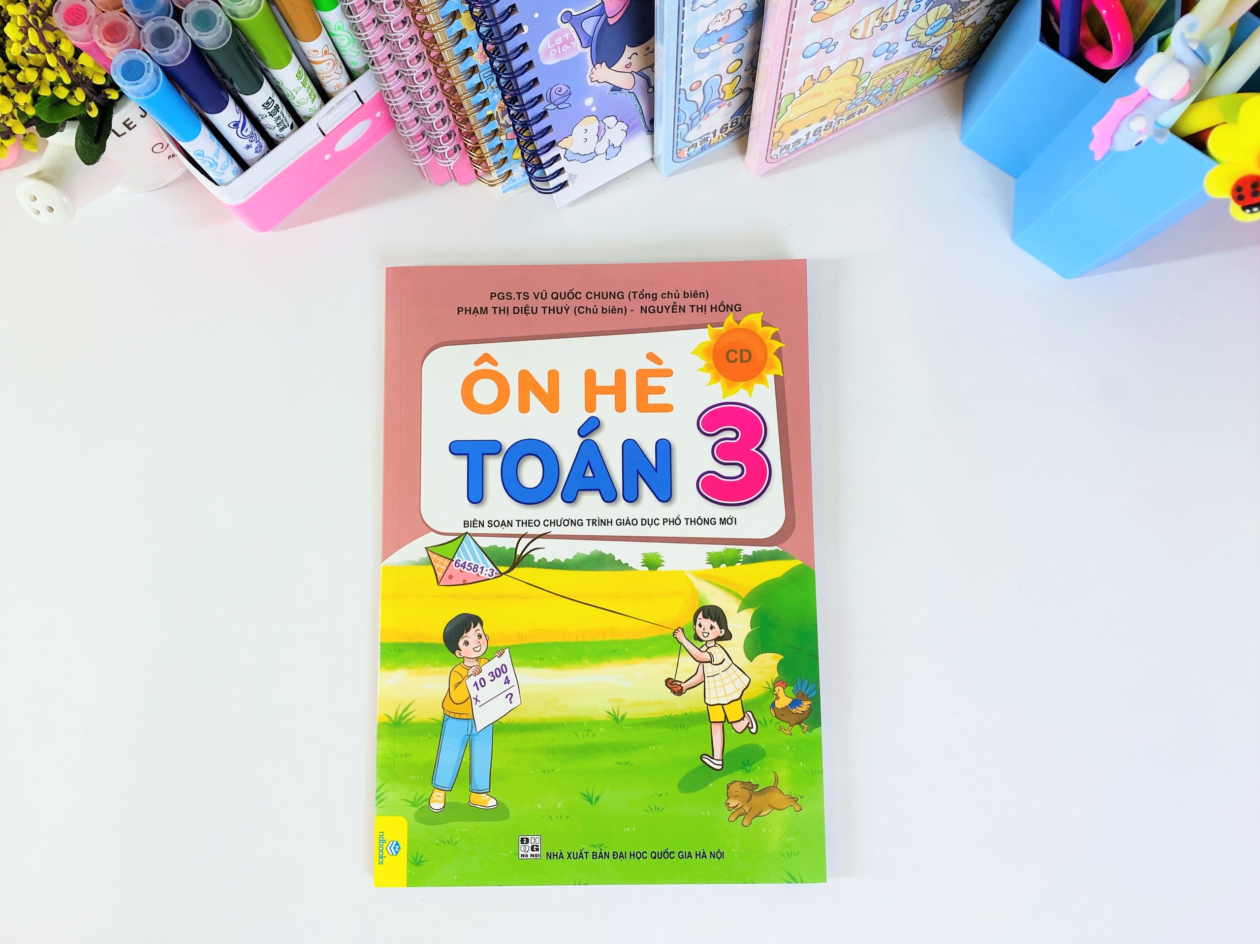 Sách - Bộ 2 cuốn Ôn Hè Toán + Tiếng Việt Lớp 3 Cánh Diều - ndbooks