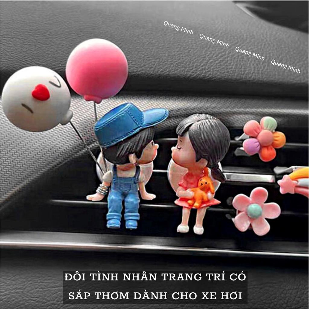 Xe Hơi Hình Búp Bê Đôi Tình Nhân Xinh Xắn Bàn Làm Việc