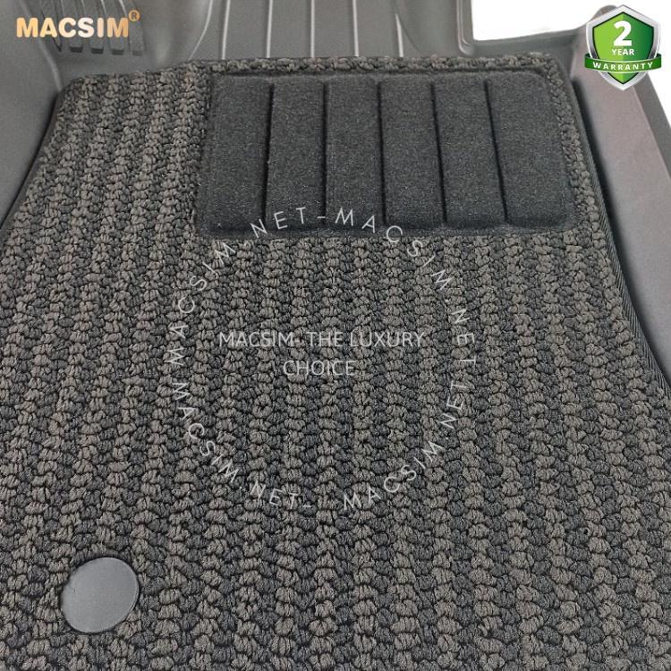 Thảm lót sàn ô tô 2 lớp cao cấp dành cho xe Mercedes Benz C new 2021+ nhãn hiệu Macsim 3w