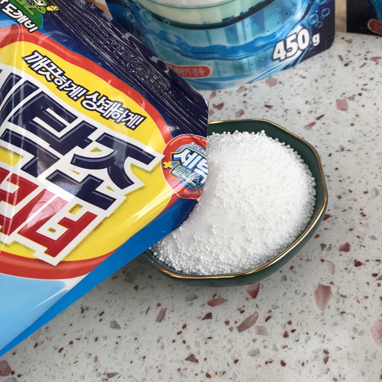 Bột Tẩy Lồng Máy Giặt Vệ Sinh Máy Giặt Hàn Quốc Loại 450g H106 - Egreen Dùng 1 Lần