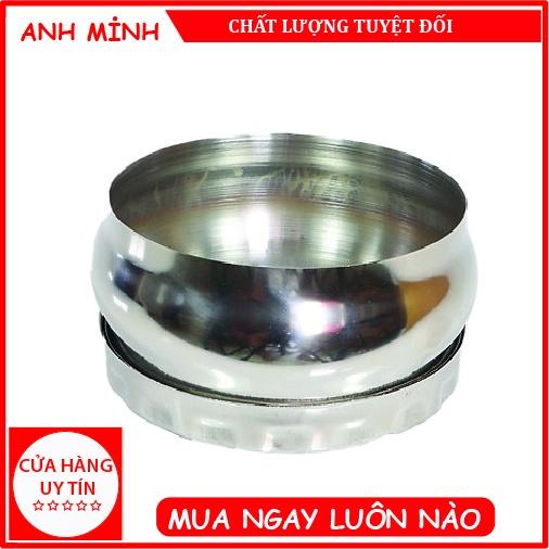 Gạt tàn nắp xoay inox dạng tròn