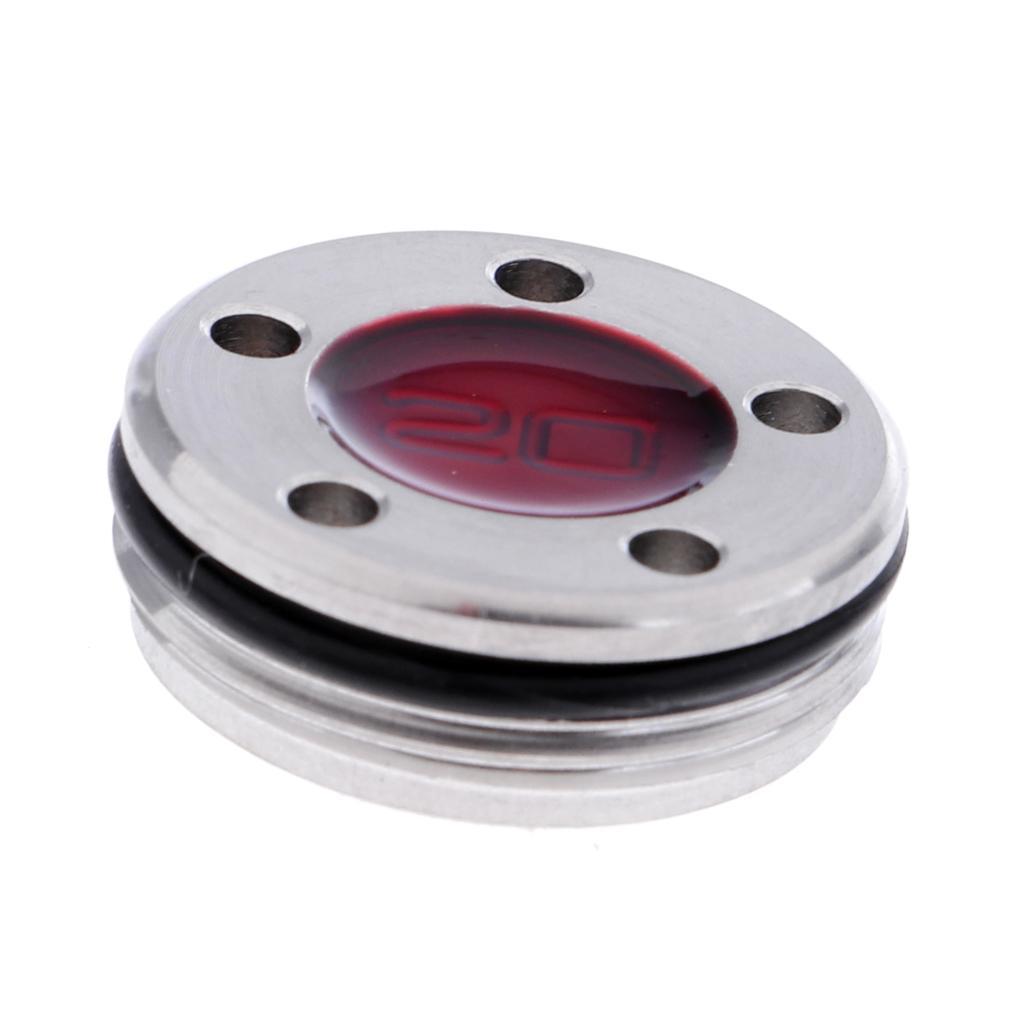 8x 5g ~ 20g Custom Weights for Golo Putters Red