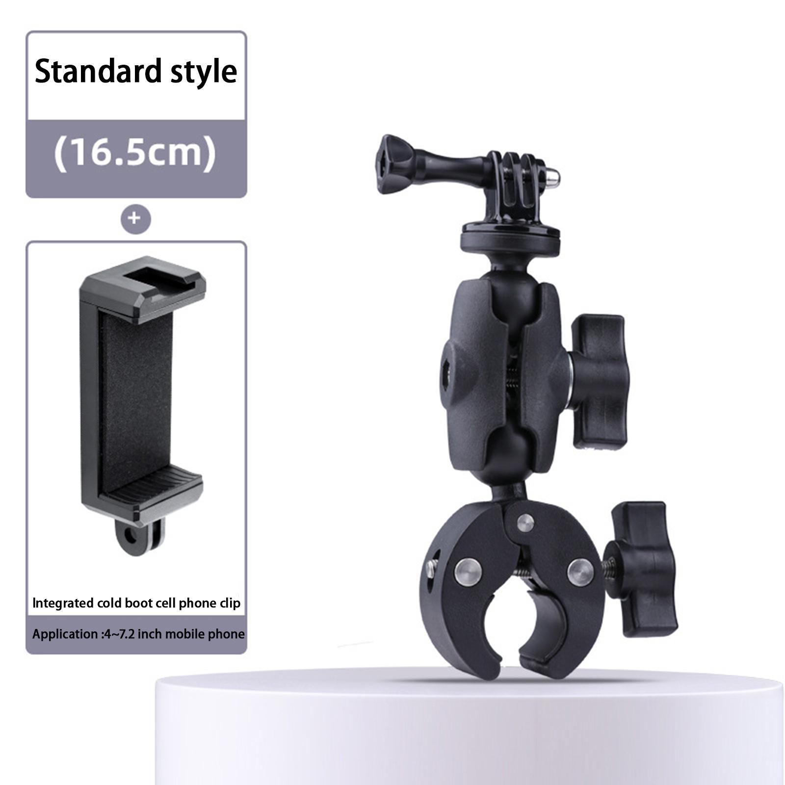 Motorcycle Handlebar Camera Mount 1/4 360 Degree Rotary