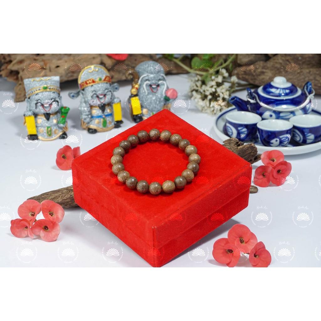 Vòng Tay Trầm Hương Cao Cấp Hạt Tròn Đơn - Trầm Tốc Tự Nhiên - Vòng Tay Phong Thủy - Size Nam Nữ