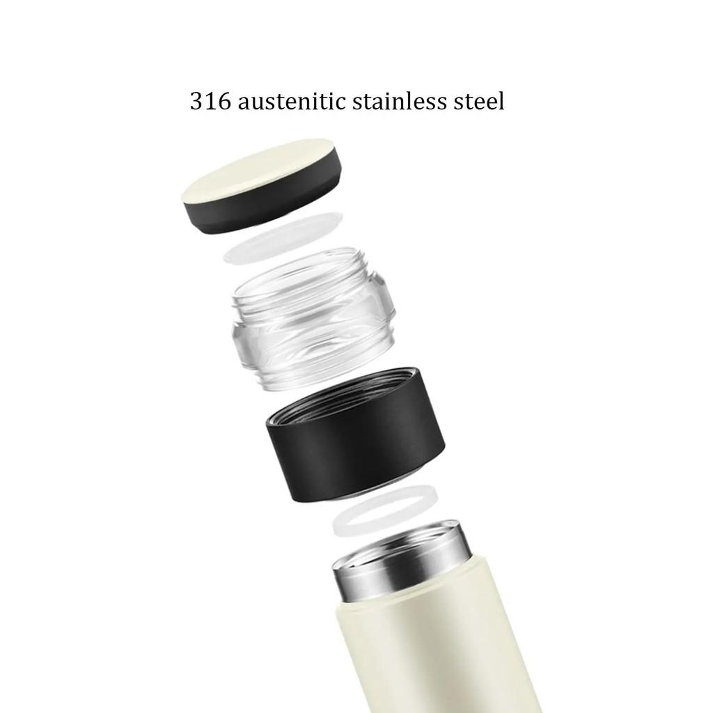 Bình Nước Giữ Nhiệt Fun Home Tích Hợp Bộ Phận Pha Trà 520ml Đa Năng Tiện Dụng Hàng nhập khẩu